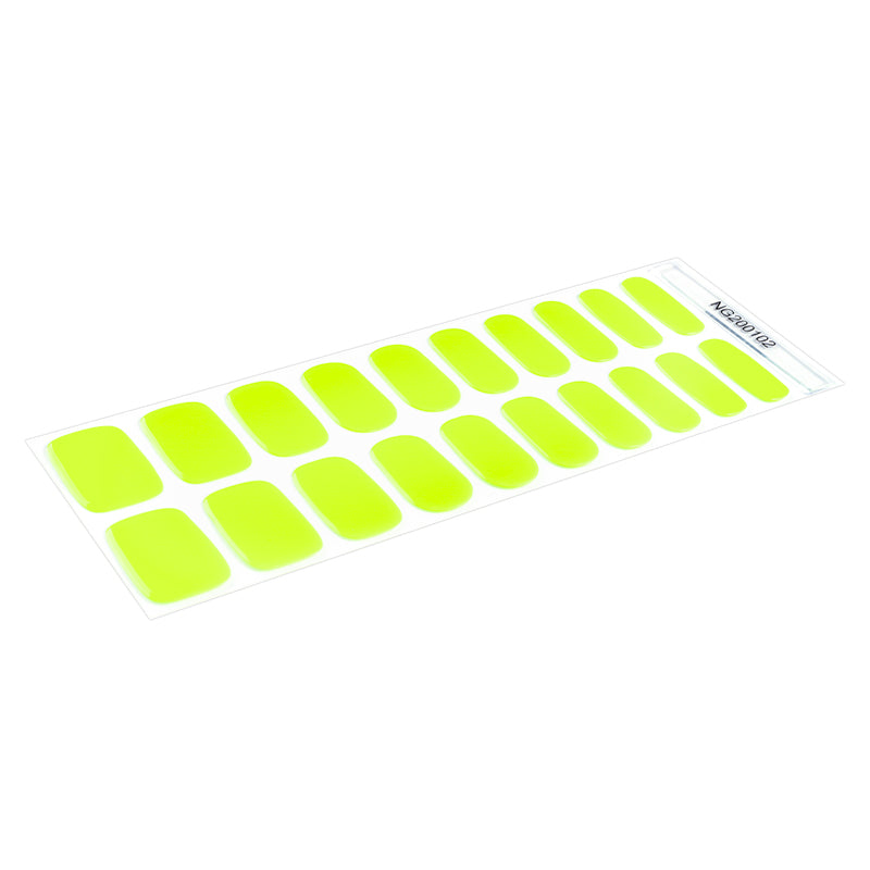 Verde Neón Fluorescente | Stickers de Gel