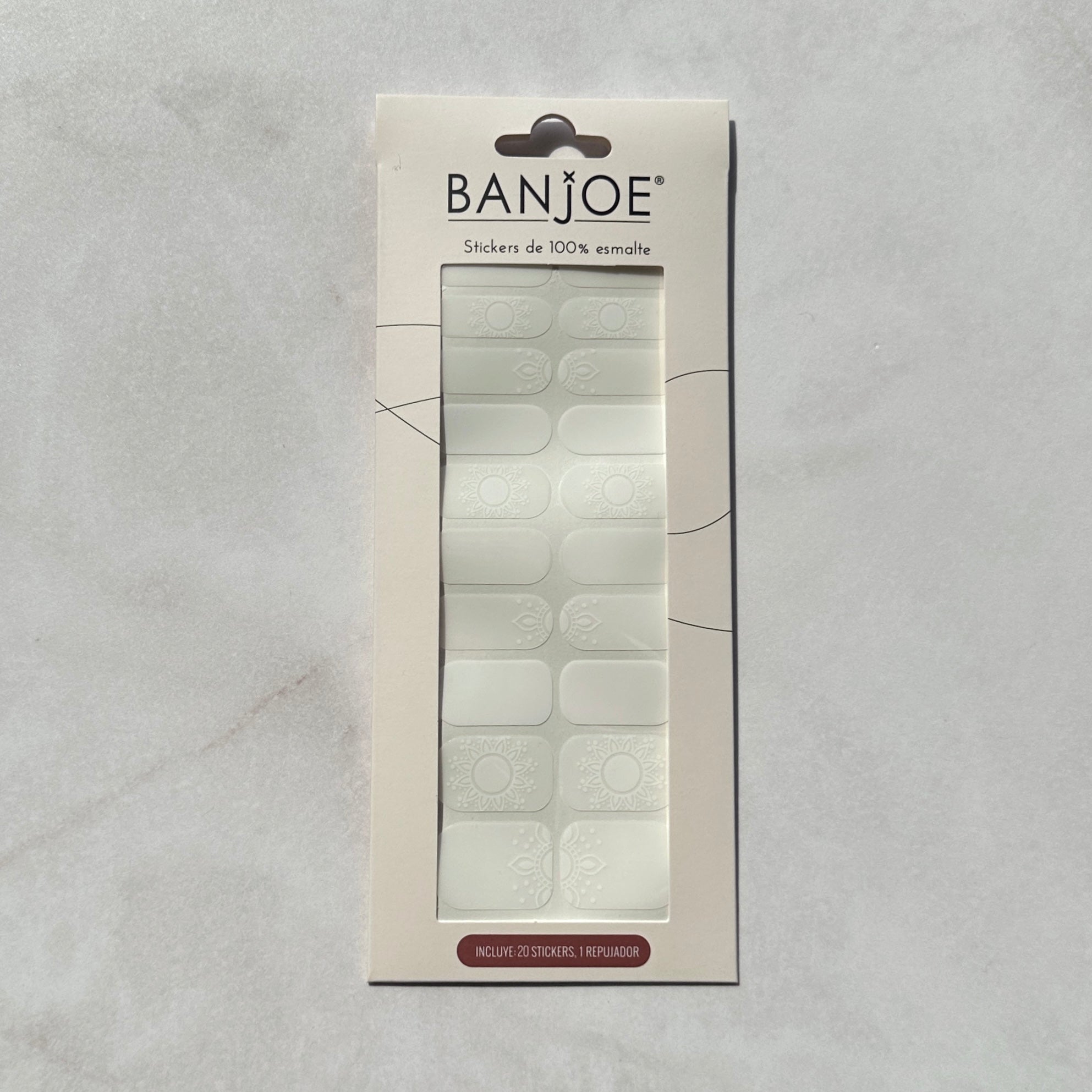 Blanco Mandala | Stickers de Esmalte