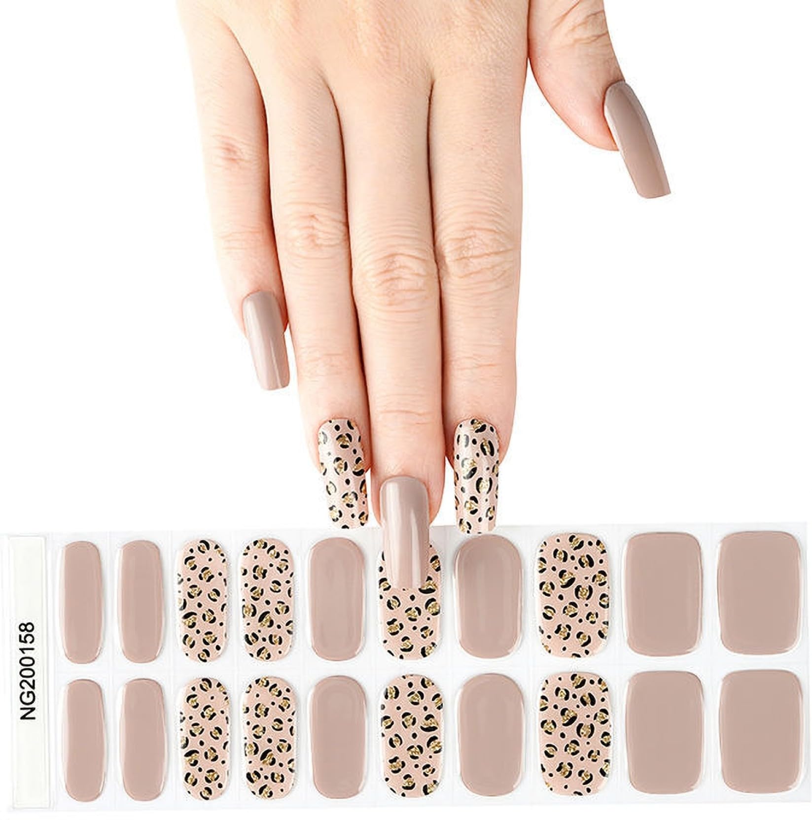 Animal Print Beige  | Stickers de Gel