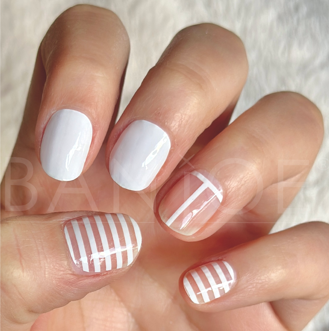 Blanco Lines | Stickers de Esmalte