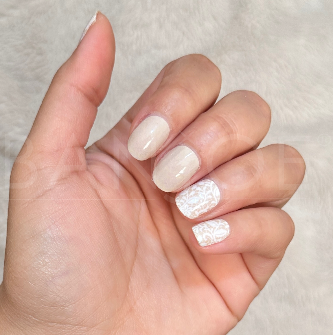 Elegant Beige | Stickers de Esmalte