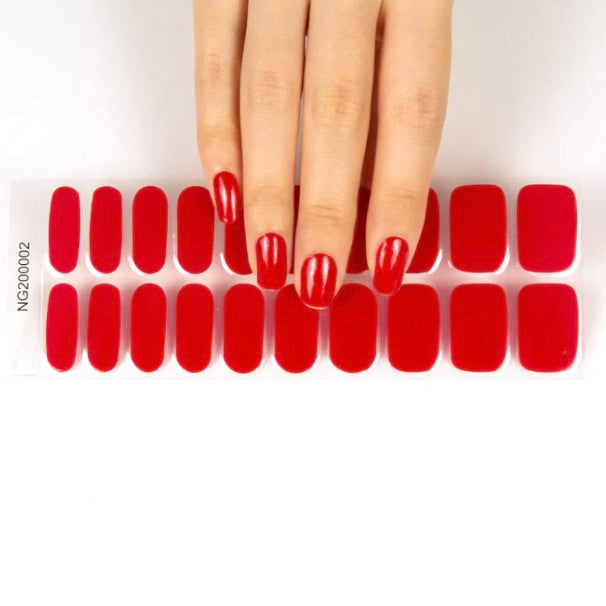 Rojo Clavel | Stickers de Gel