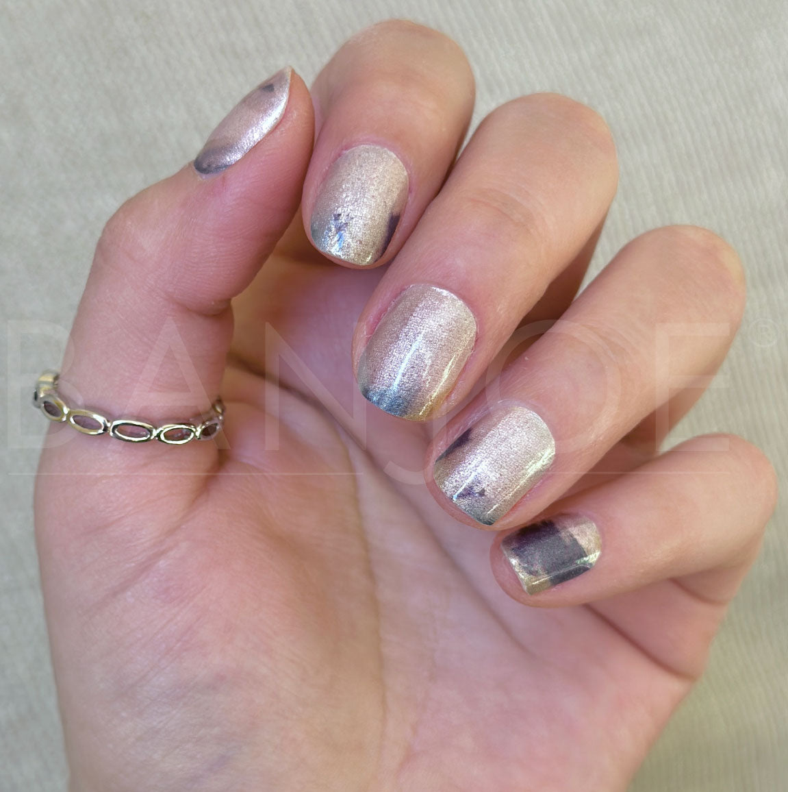 Silver Blue | Stickers de Esmalte