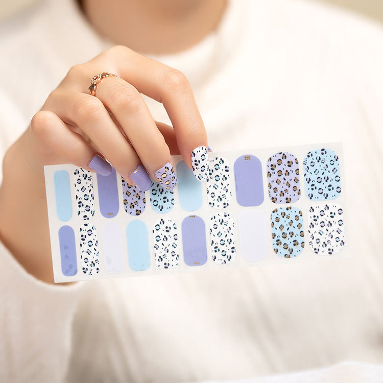 Animal Print Violeta | Stickers de Esmalte