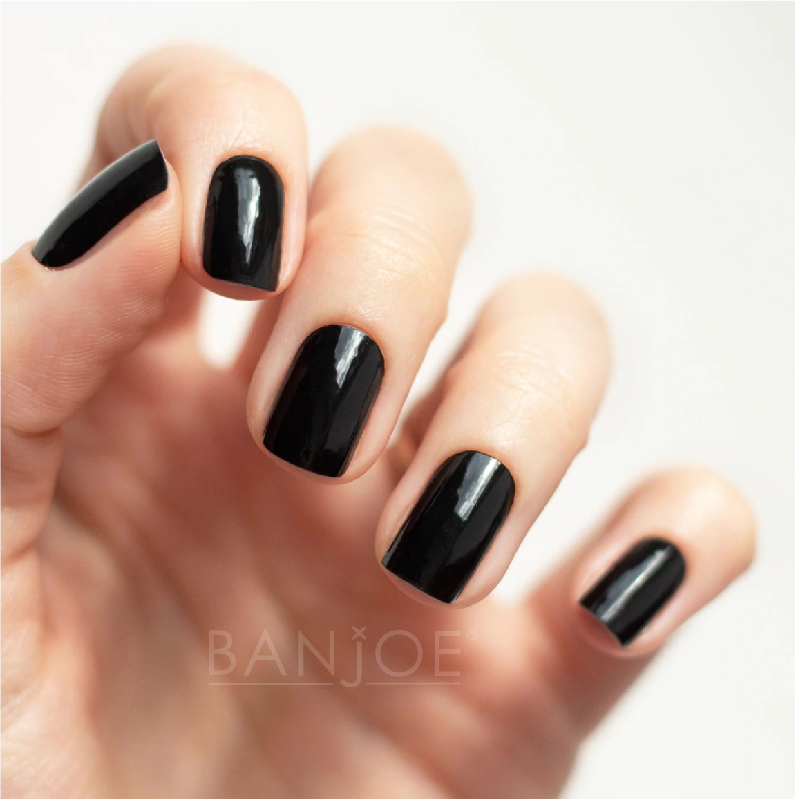 Negro Obsidiana | Stickers de Esmalte