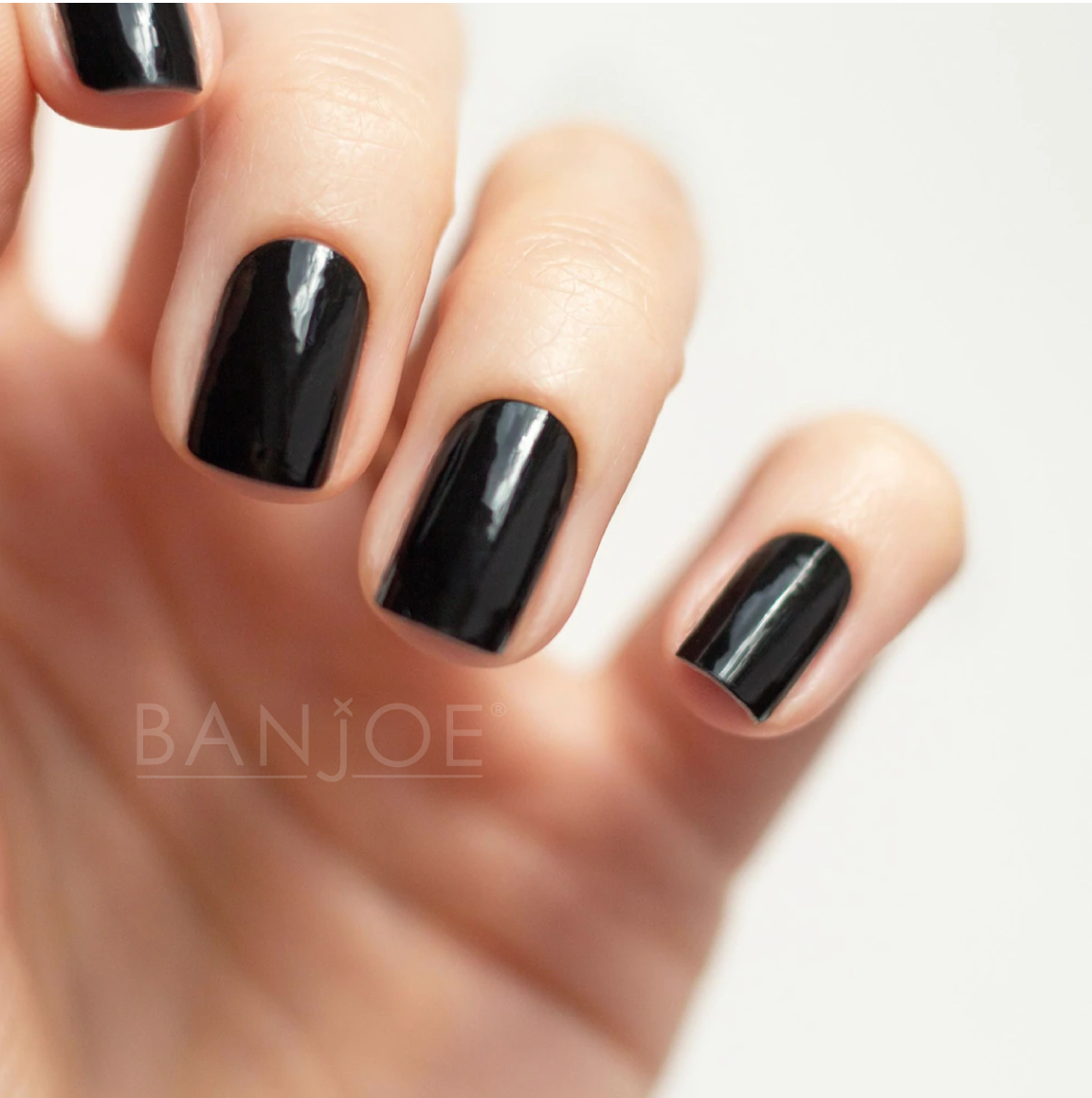 Negro Obsidiana | Stickers de Esmalte