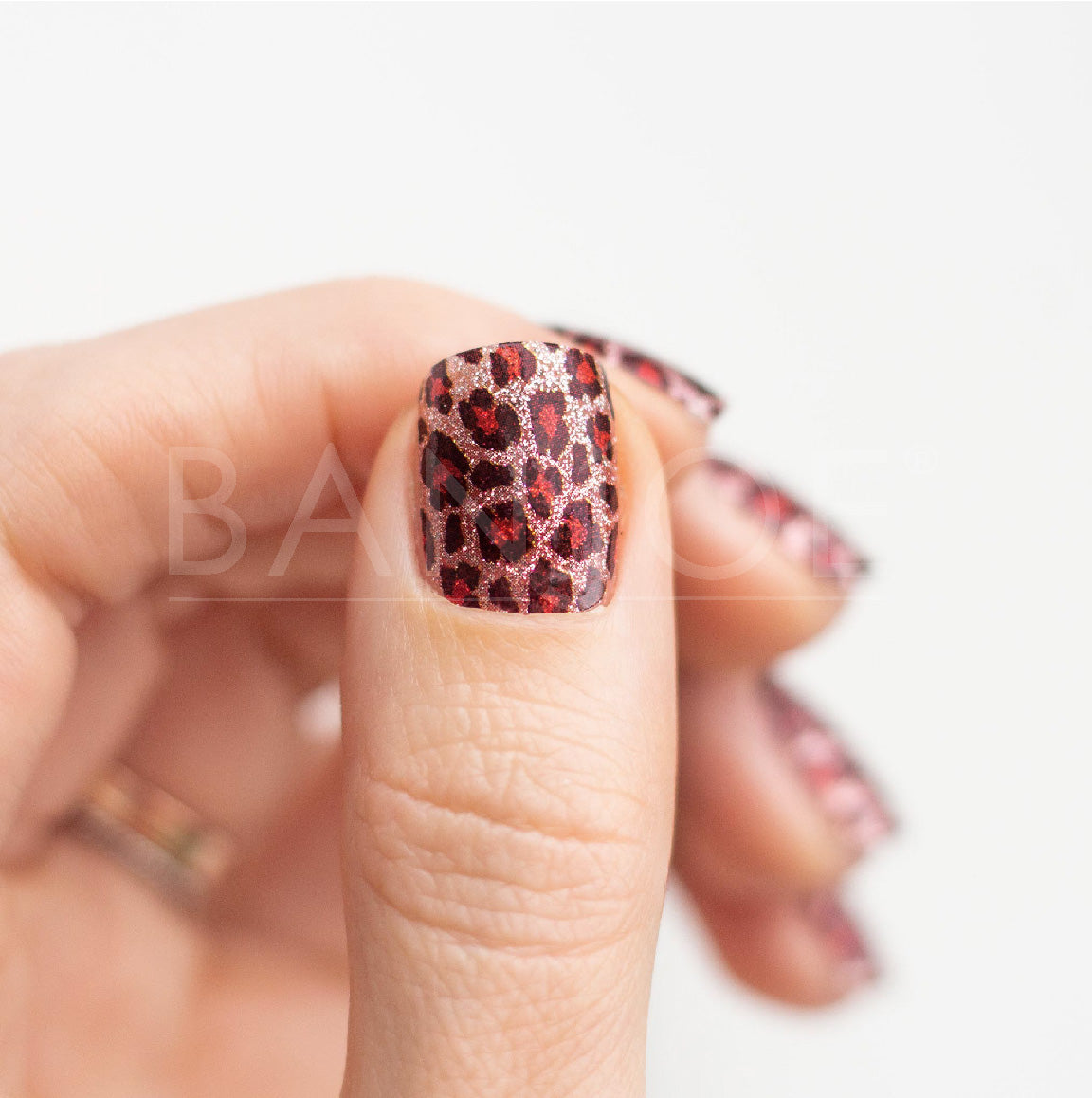 Animal Print Escarchado | Stickers de Esmalte