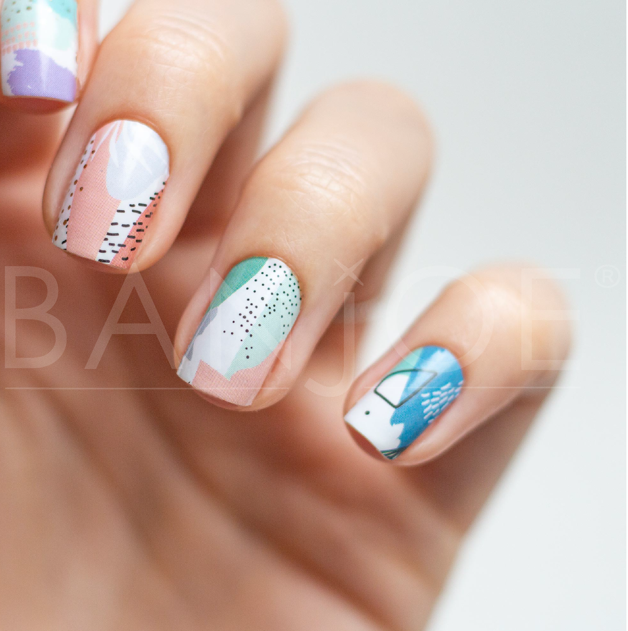 Tropical Nail | Stickers de Esmalte