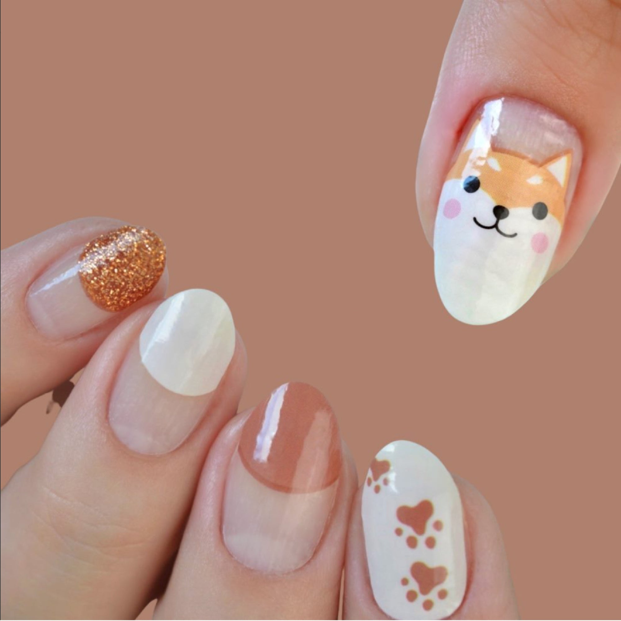 Puppie Love | Stickers de Esmalte